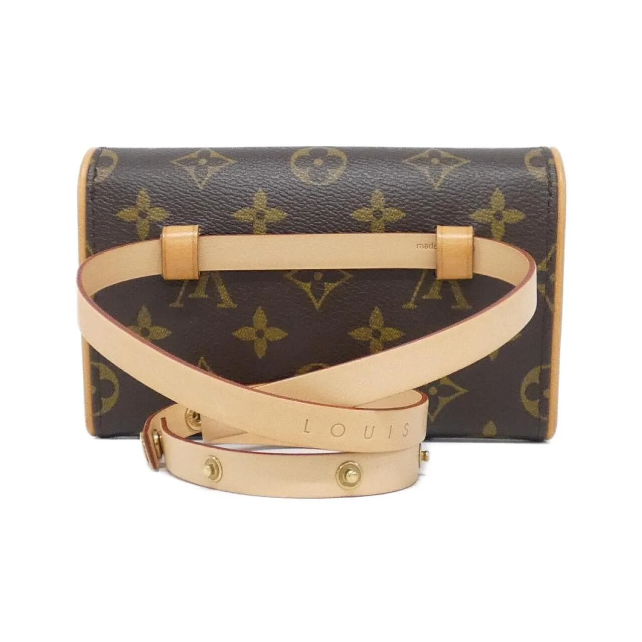LOUIS VUITTON Pochette M51855+M67303 Belt Monogram 2