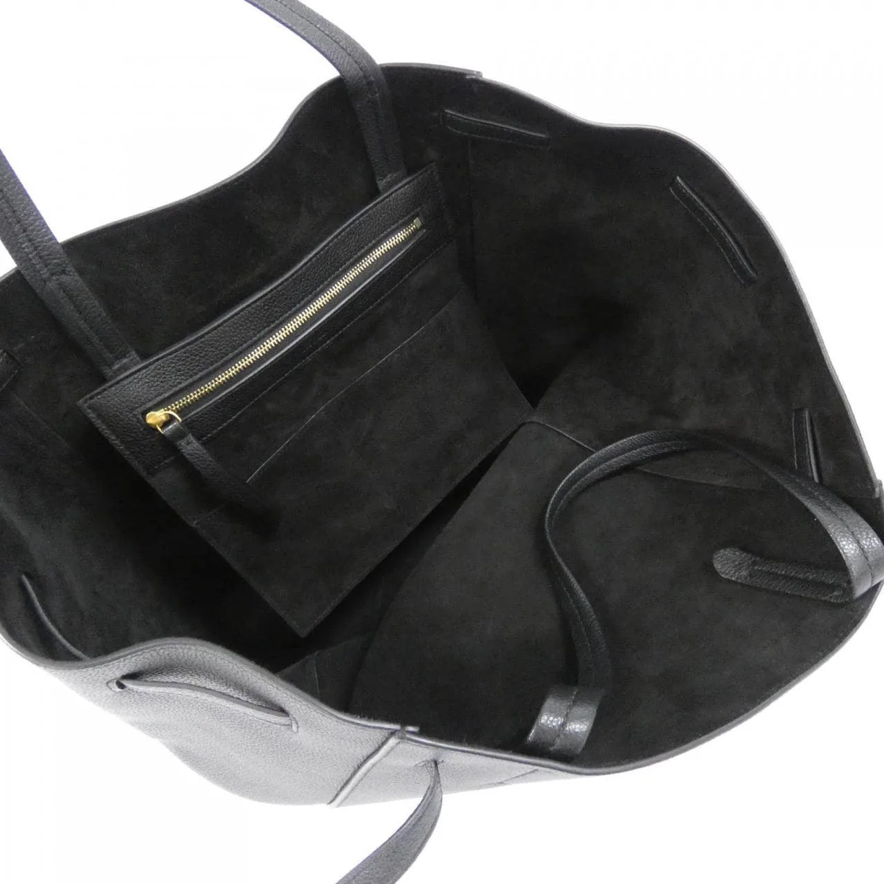 CELINE Cabas 189143TNI Handbag Black - Thumbnail 6