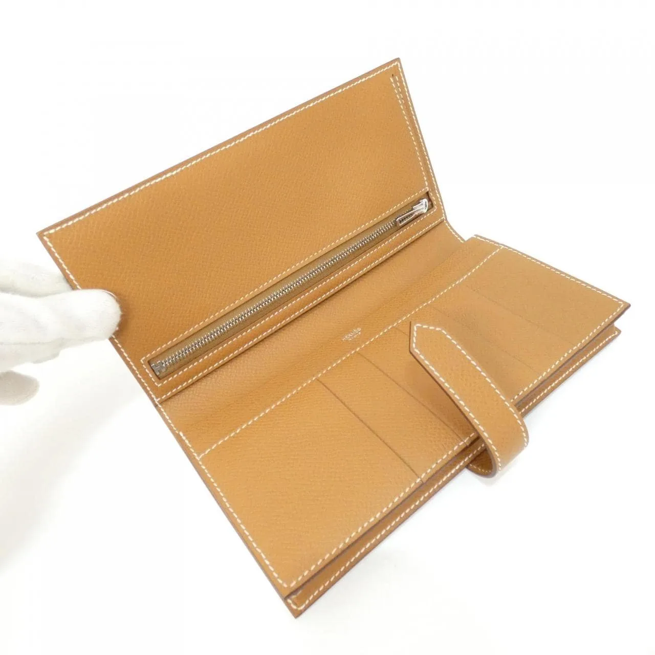 HERMES 039785CK 銀包 Epsom 4