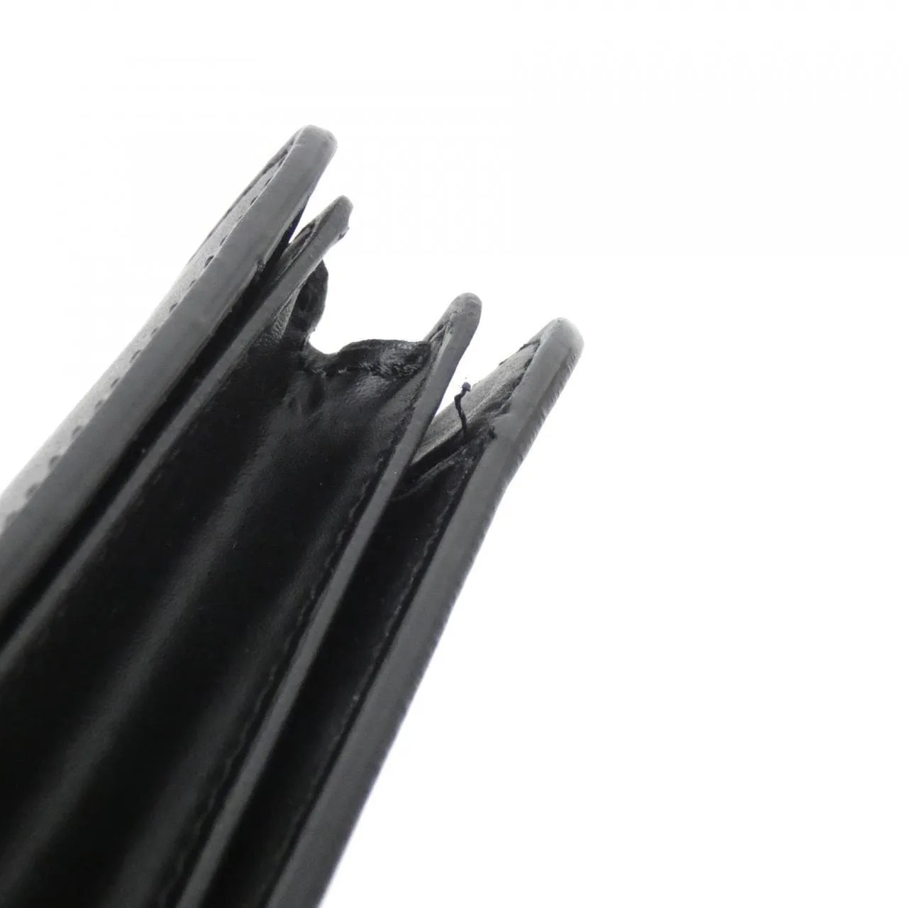 FENDI Baguette 7VA350 A3D8 Handbag Leather Black Leather - Thumbnail 4