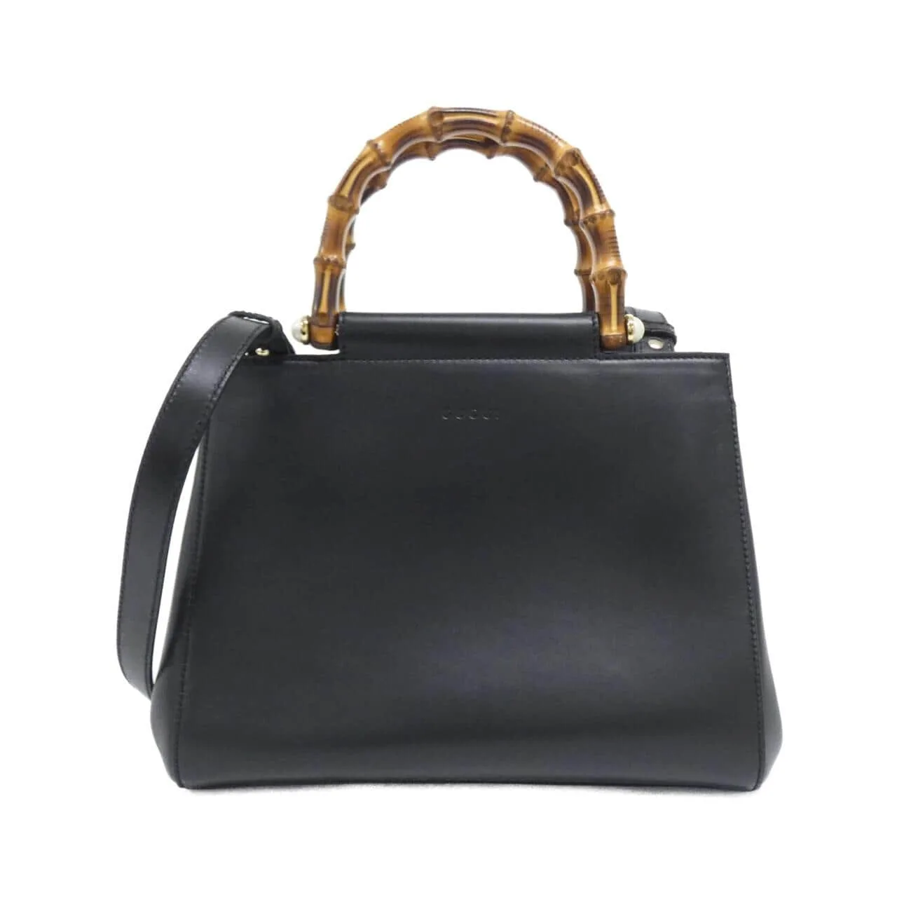 GUCCI 453767 DVU0G Handbag Leather Black