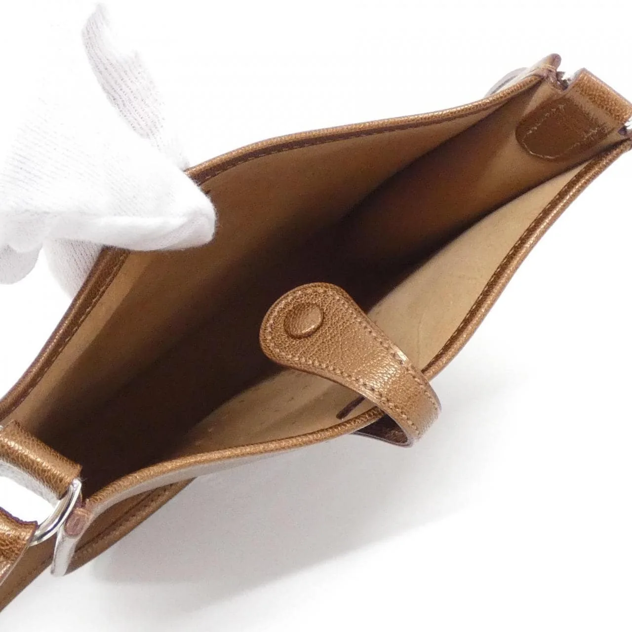 HERMES Evelyne 049796CK Shoulder 黑色 中古品A - 縮圖 6