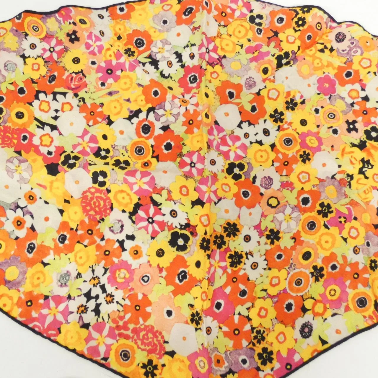 LOEWE F811487×17 Scarf 黑色 中古品A - 縮圖 3