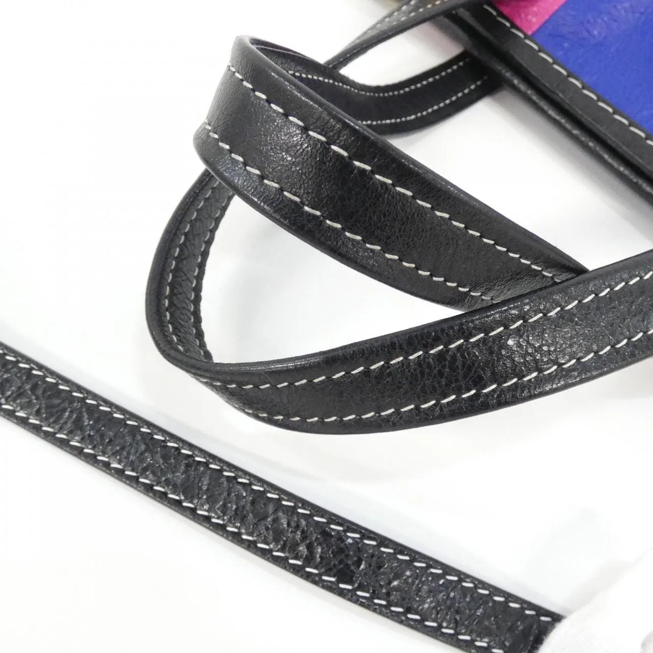 BALENCIAGA Everyday Shopper 513990 DE9CN Handbag Lambskin Multicolor Lambskin Rank A - Thumbnail 5