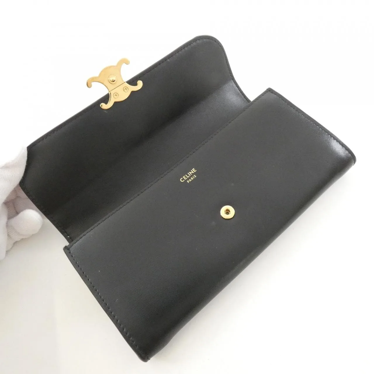 CELINE Triomphe 10E313DPV 銀包 5