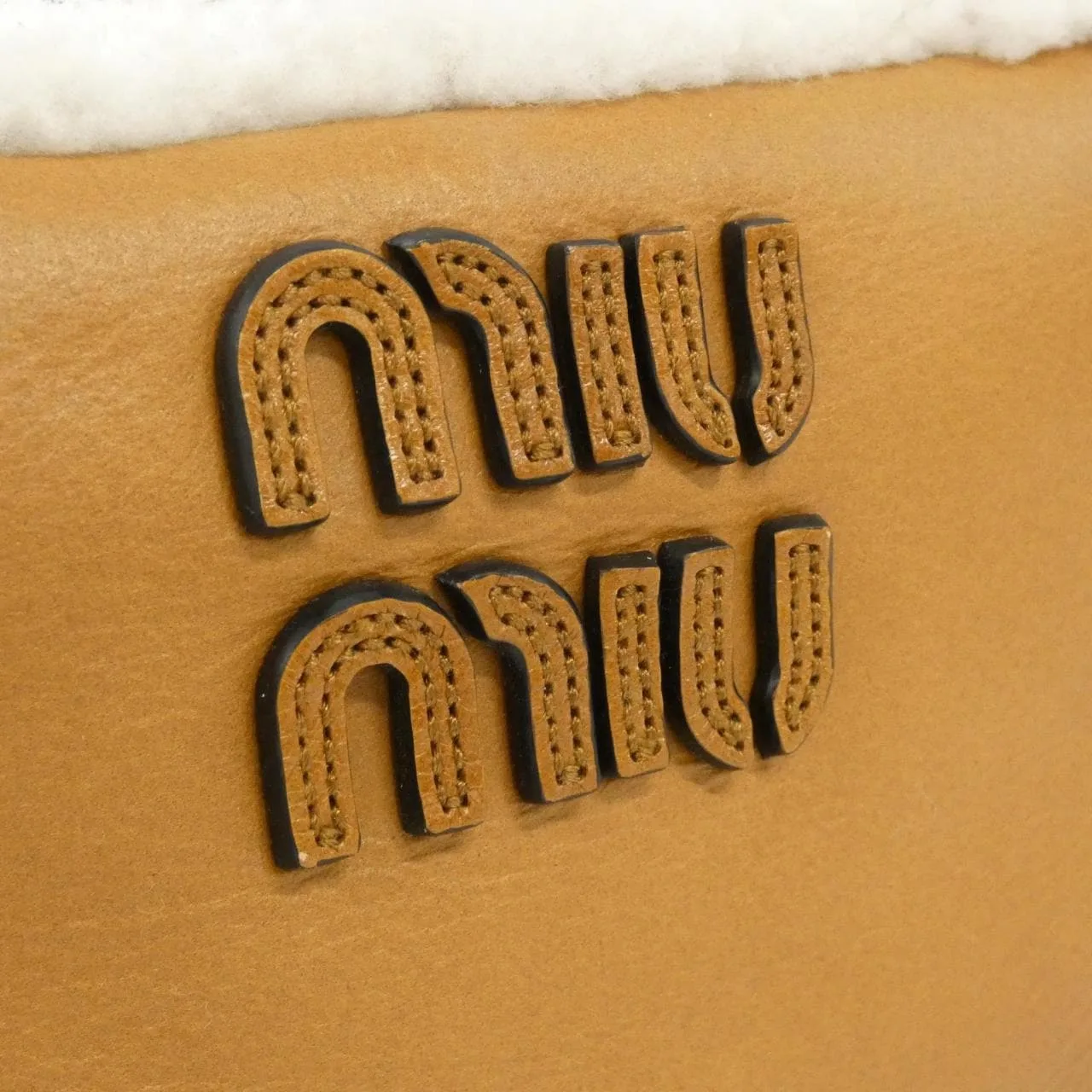 MIU MIU 5BB148 肩背包 Cognac 中古品A - 縮圖 4