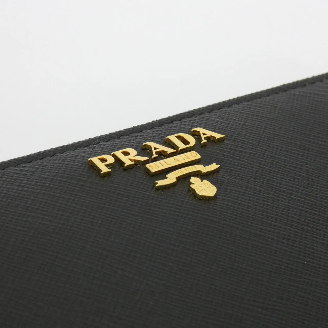 PRADA 1ML506 銀包 黑色 中古品A - 縮圖 5