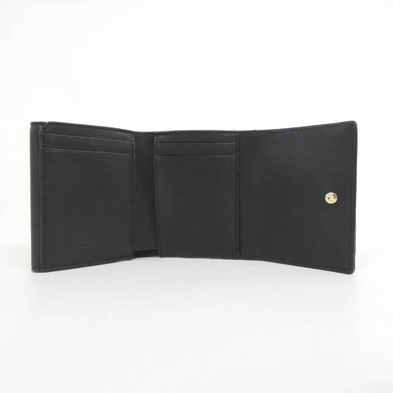 DIOR Lady Dior S0181ONMJ Wallet Lambskin Black Lambskin Rank A - Thumbnail 5