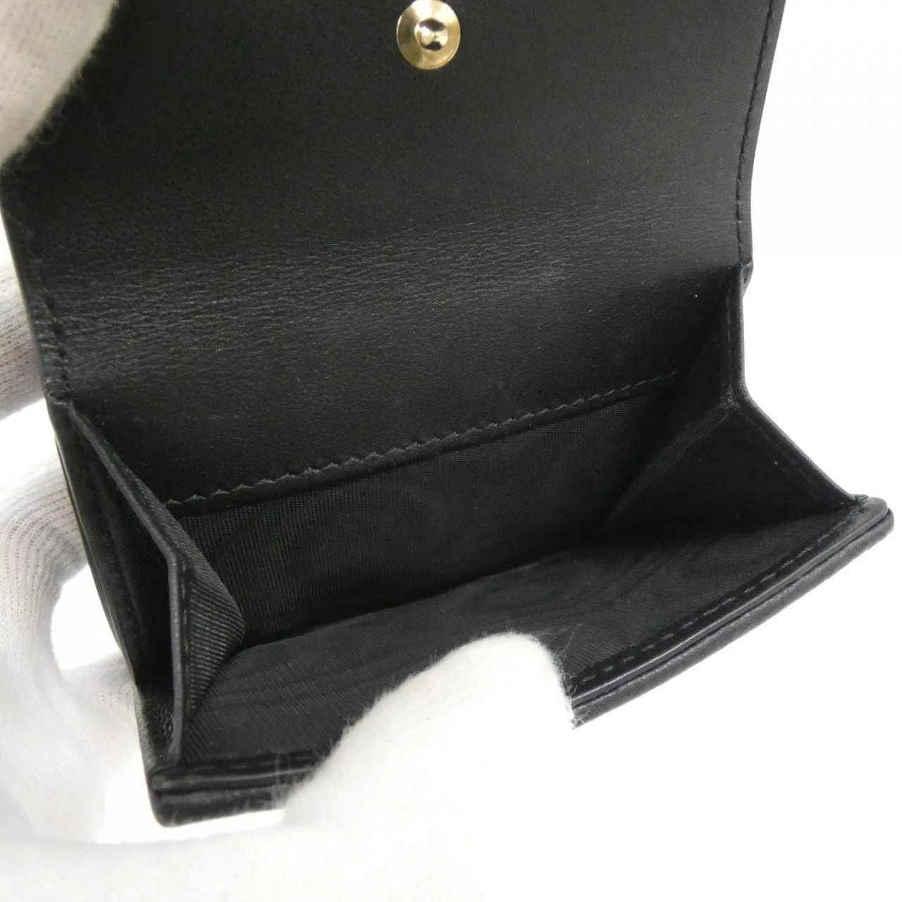 DIOR Lady Dior S0181ONMJ Wallet Lambskin Black Lambskin Rank A - Thumbnail 8