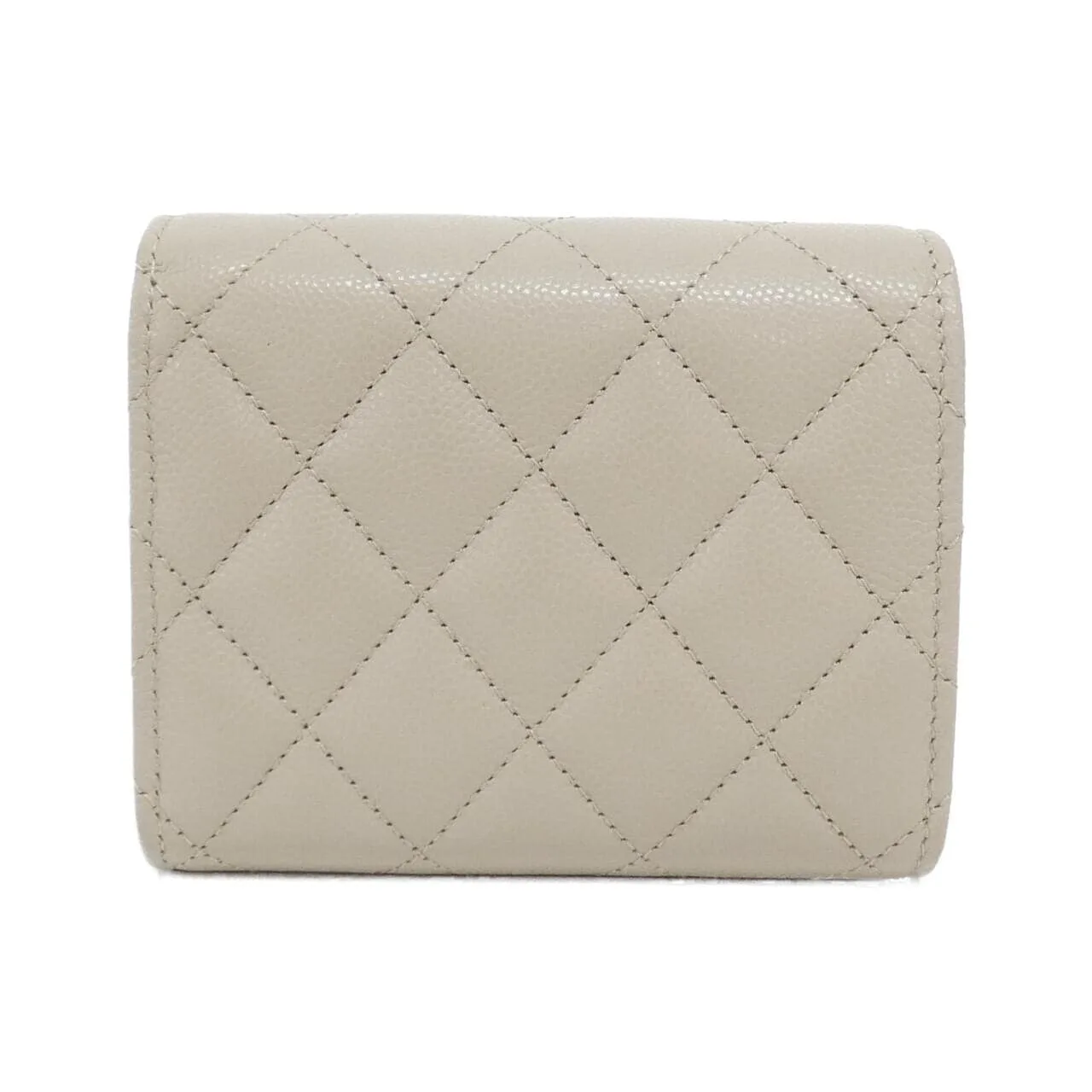 CHANEL AP4557 Wallet Grained Calfskin Beige Grained Calfskin Rank A - Thumbnail 2