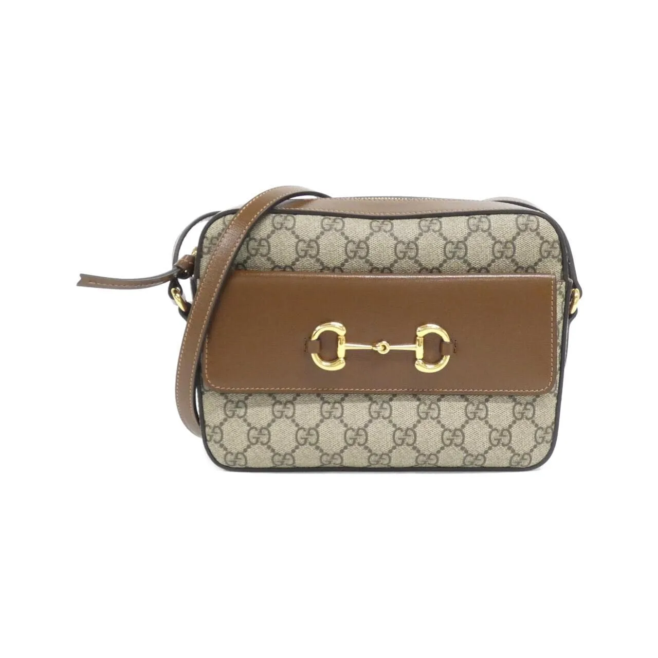 GUCCI Horsebit 1955 645454 92TCG 肩背包 帆布 Black