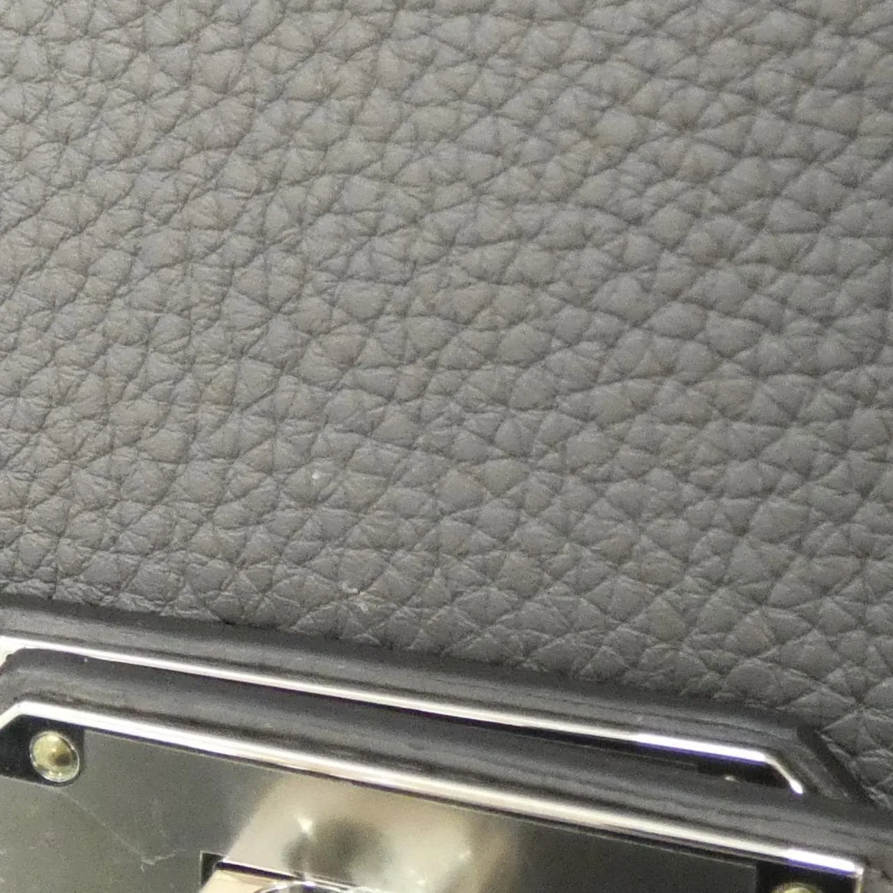 HERMES 042513CK Handbag Togo Black Togo Leather Rank A - Thumbnail 5