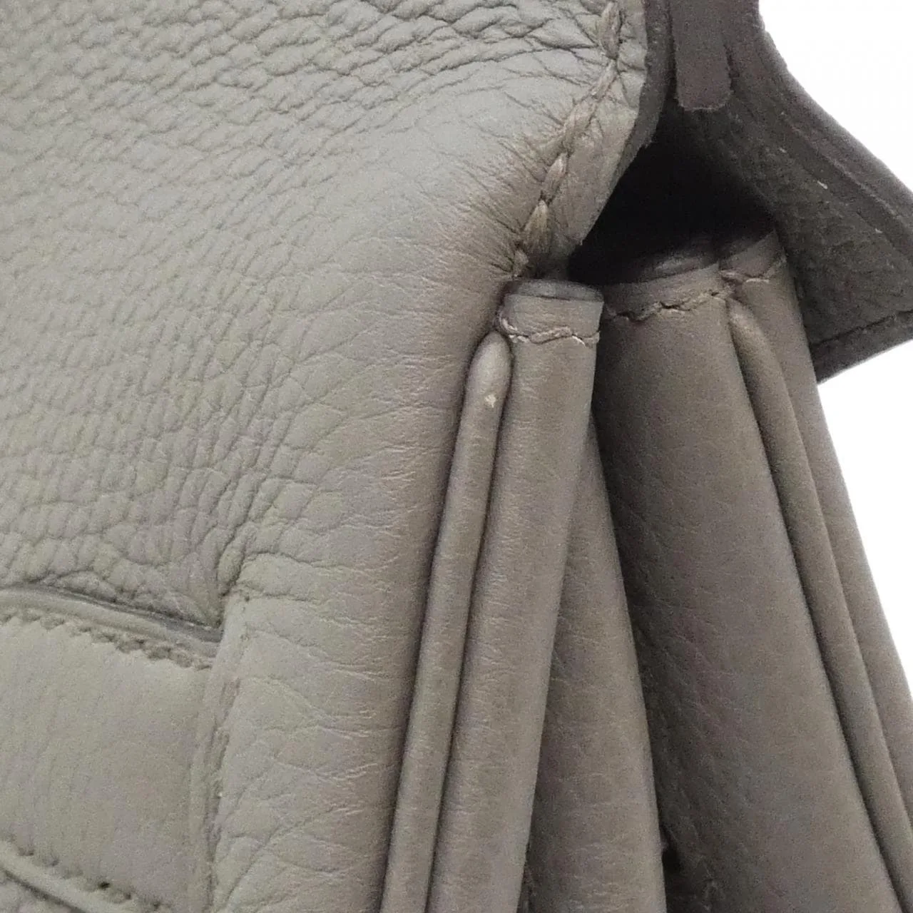 HERMES 042513CK Handbag Togo Black Togo Leather Rank A - Thumbnail 6
