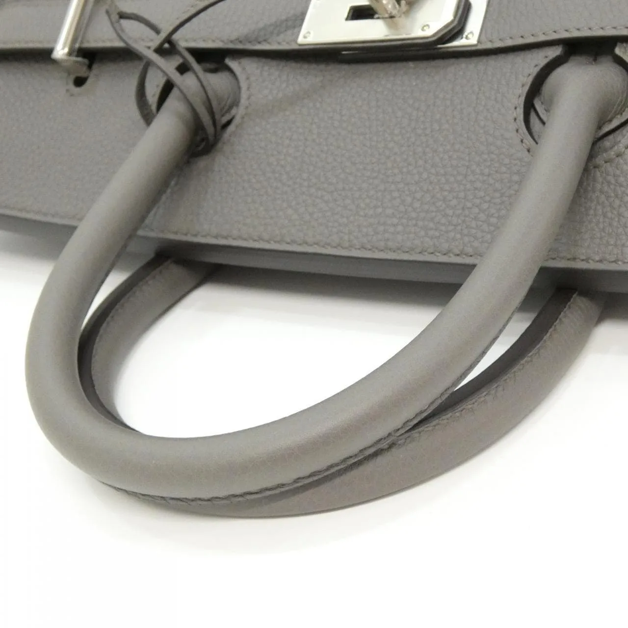 HERMES 042513CK Handbag Togo Black Togo Leather Rank A - Thumbnail 8