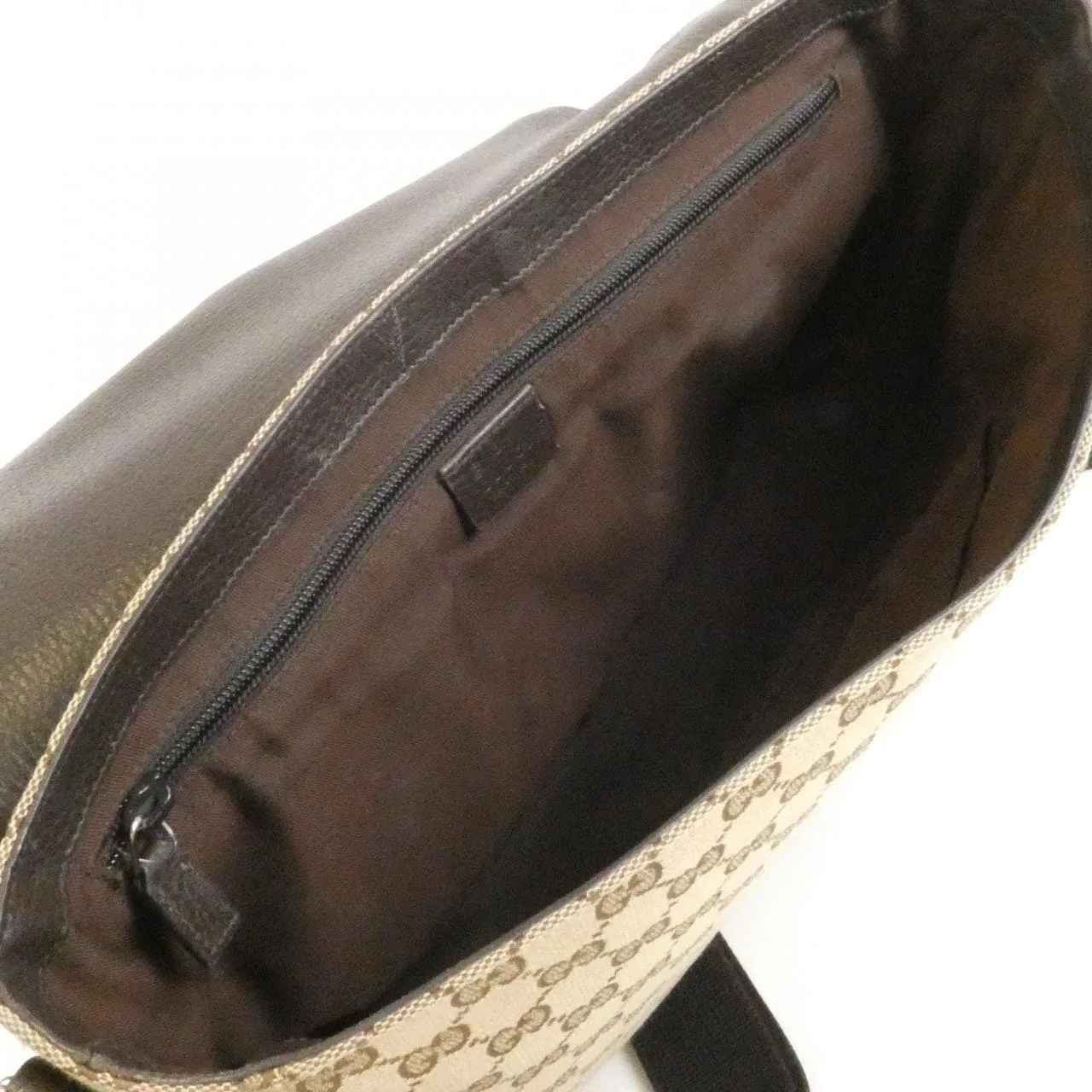 GUCCI GG Supreme 449171 KY9KN Shoulder Canvas 黑色 帆布 中古品B - 縮圖 9