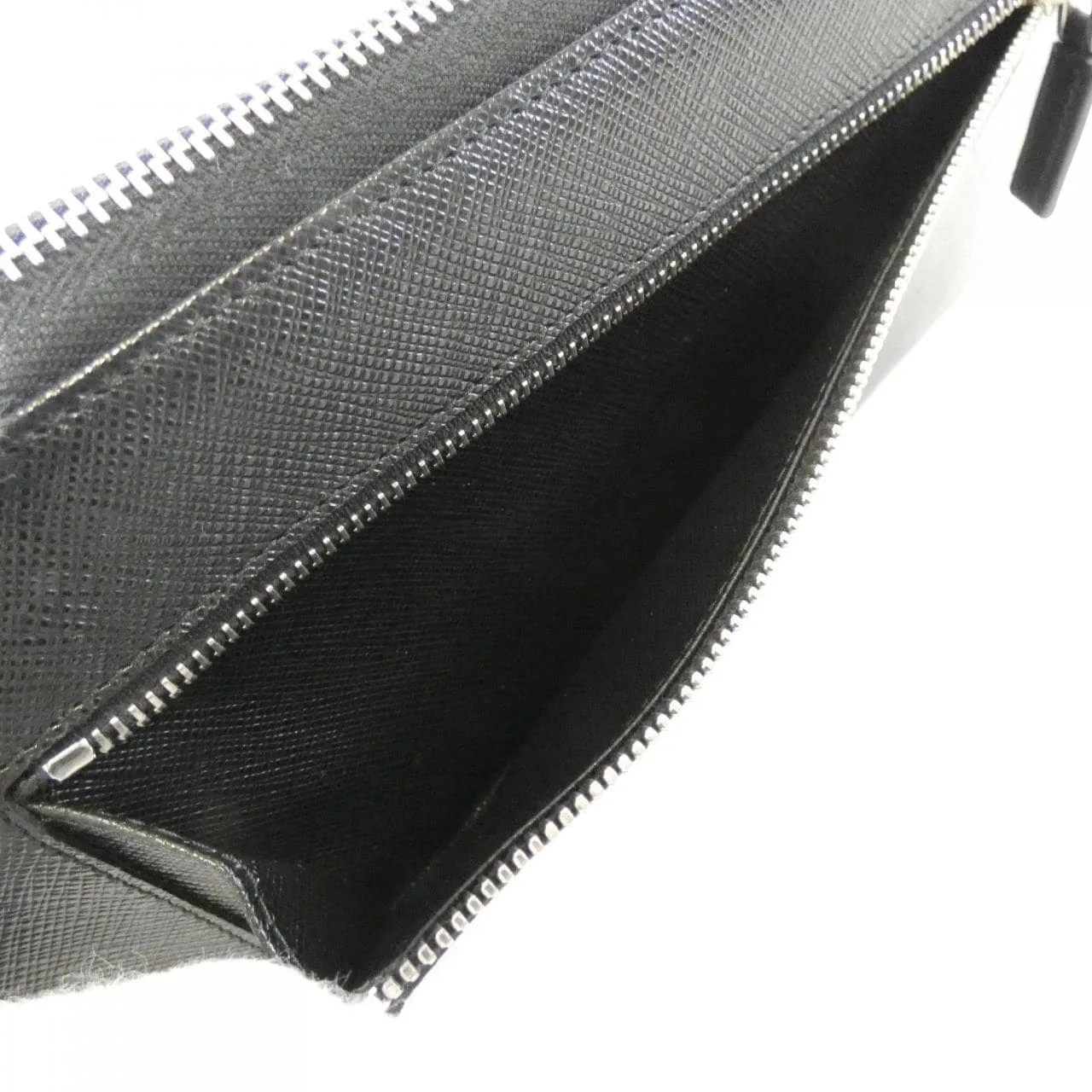 PRADA 2ML220 銀包 黑色 中古品A - 縮圖 9