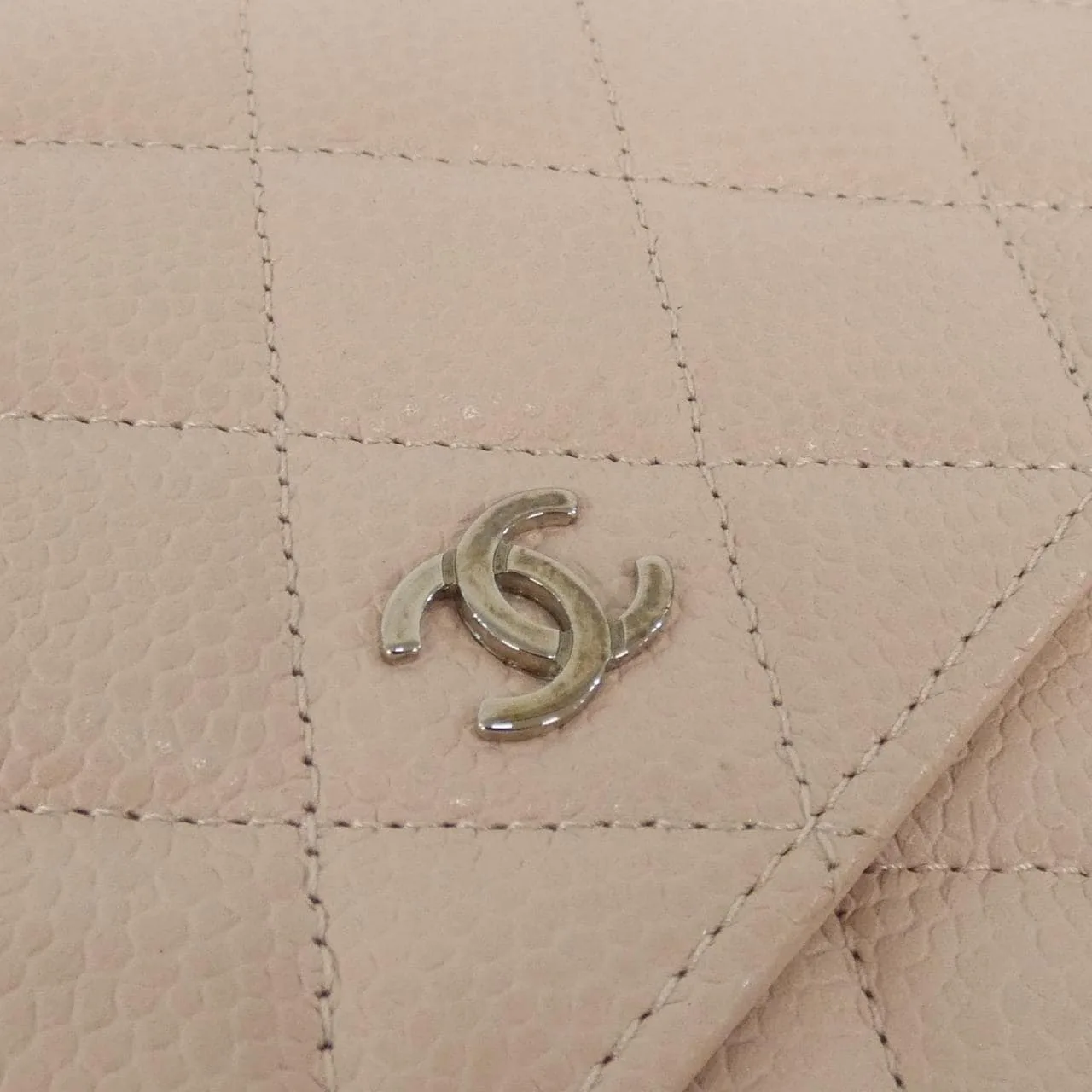CHANEL Timeless Classic 33814 Wallet Grained Calfskin Pink Grained Calfskin Rank B - Thumbnail 5