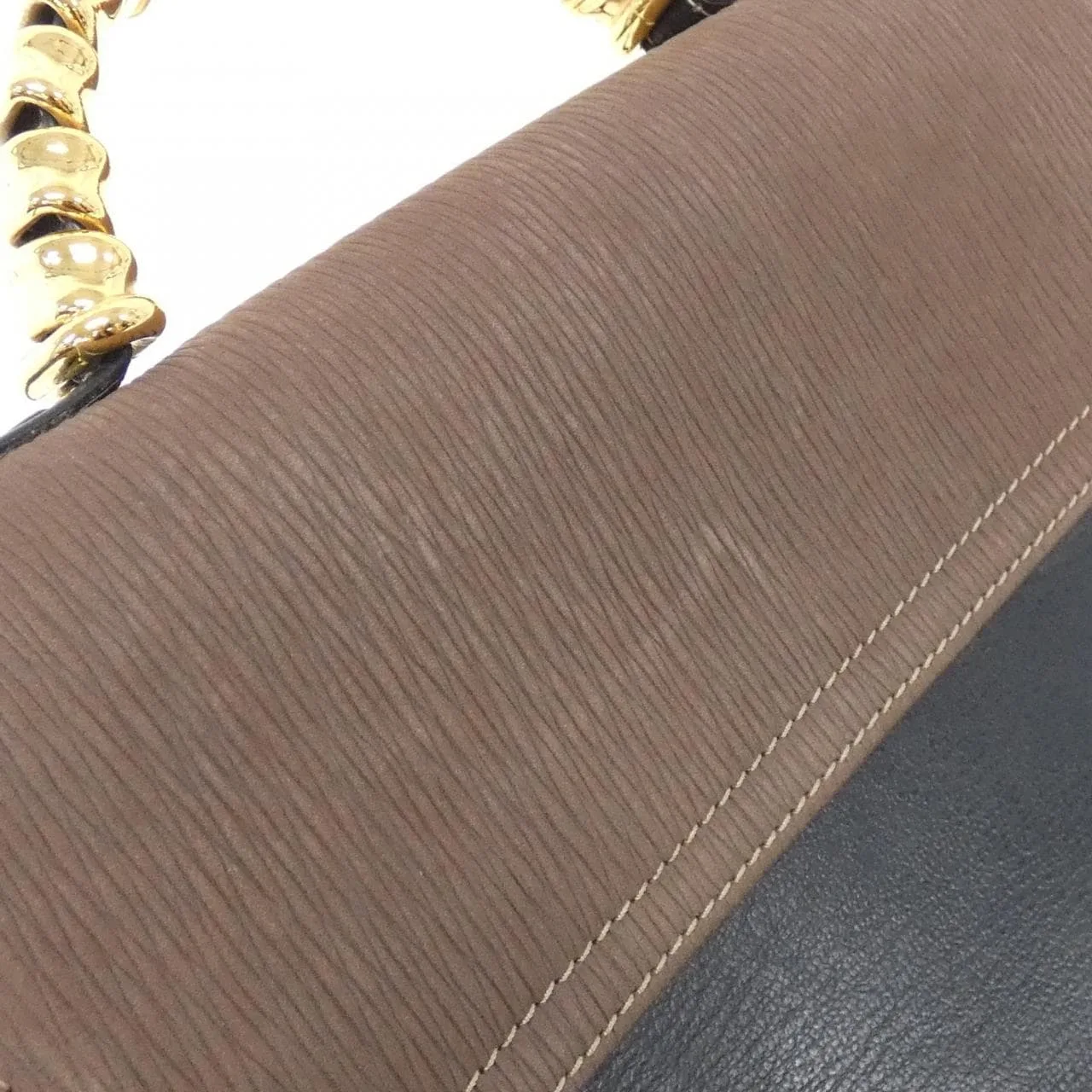 LOEWE 13 76 80 Handbag Leather Black Leather Rank B - Thumbnail 6
