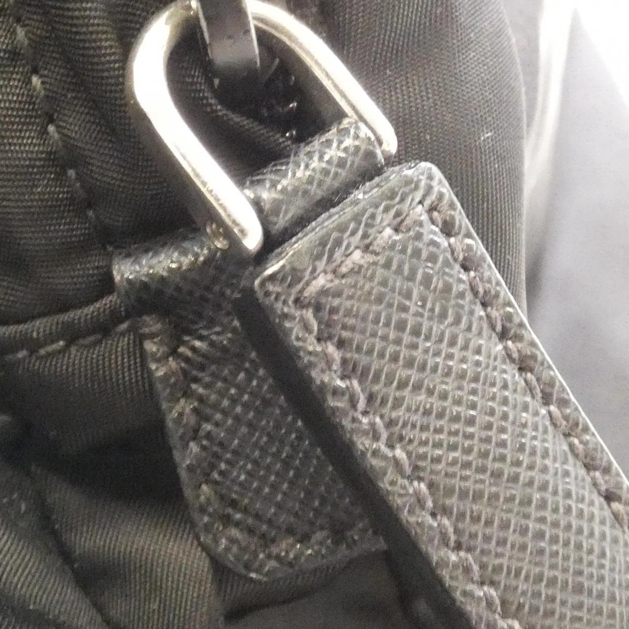 PRADA 2VZ104 背包 黑色 中古品B - 縮圖 4