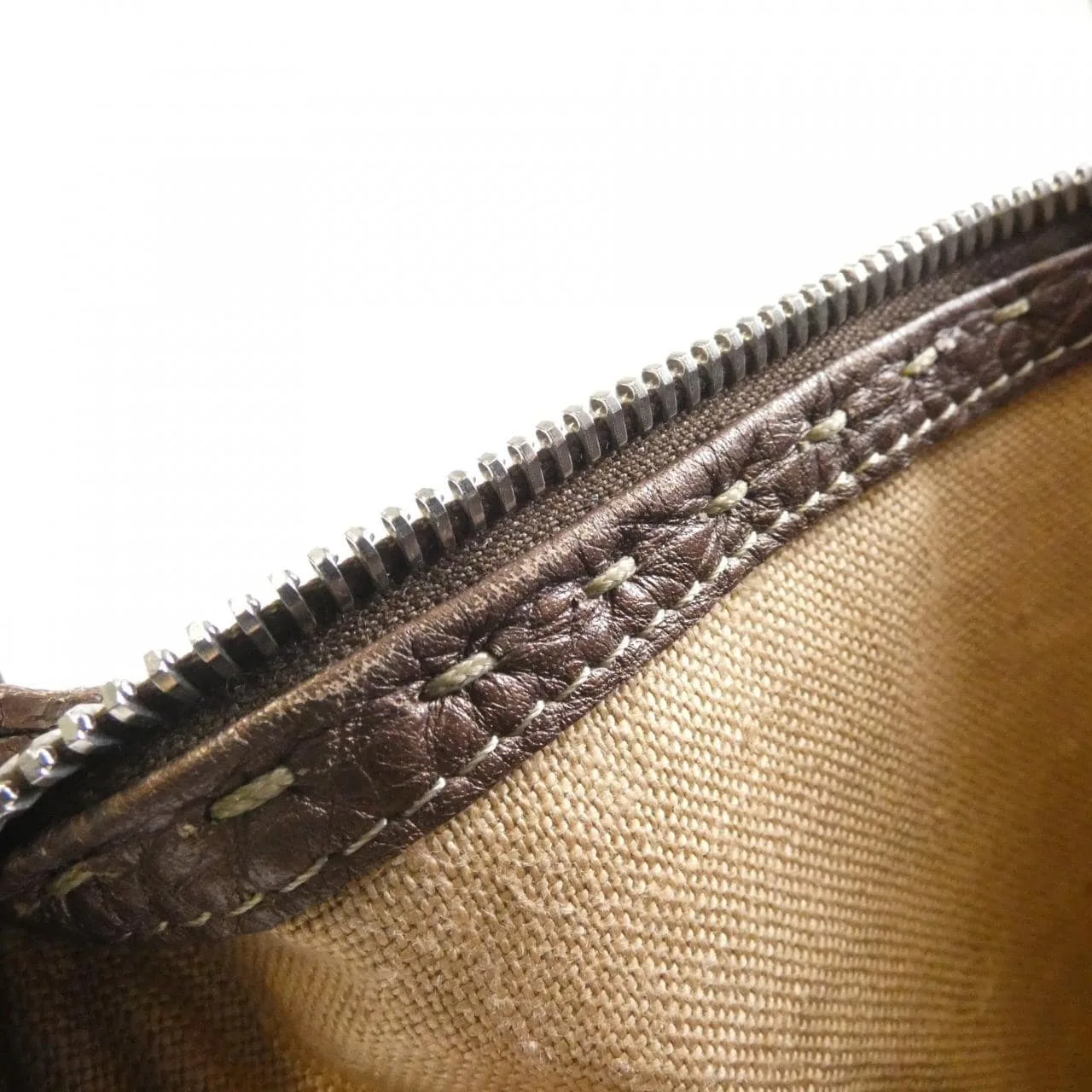 FENDI 8BT109 Shoulder Leather Brown Leather - Thumbnail 7