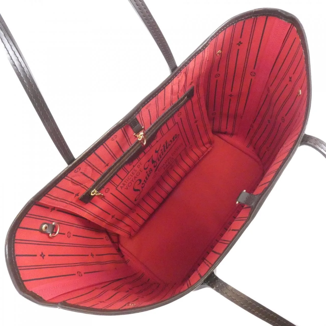 LOUIS VUITTON Neverfull N51105 Tote Damier Black Damier - Thumbnail 8