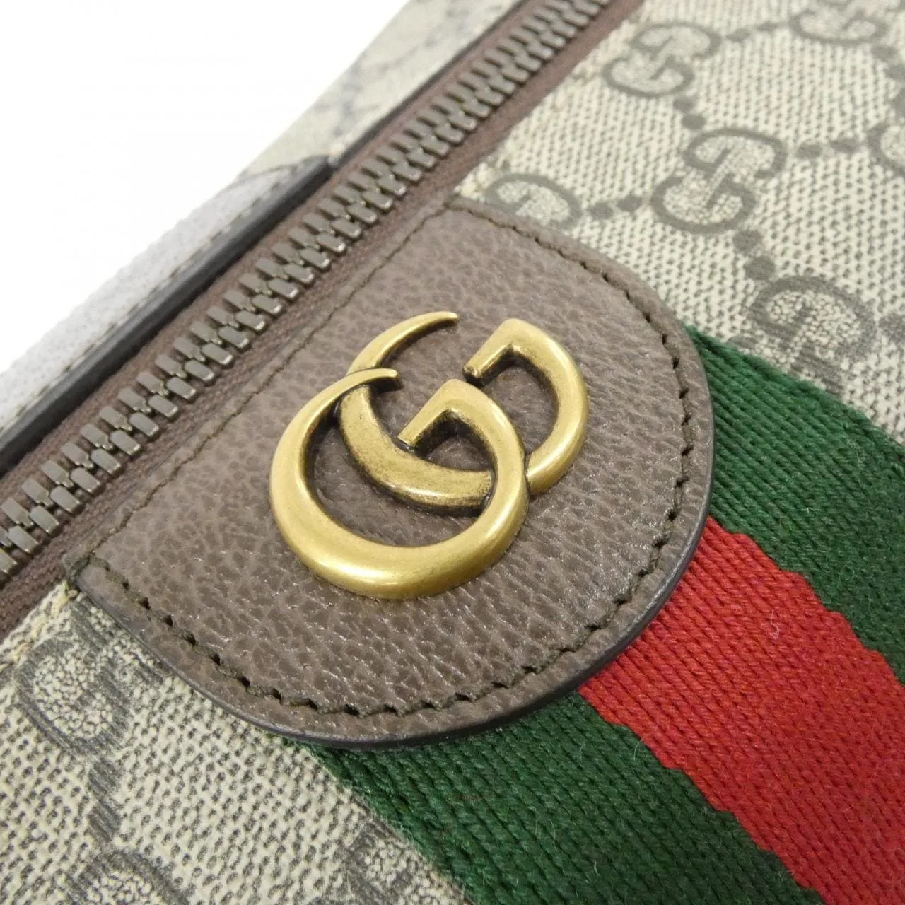 GUCCI 572767 9IK3T Pouch Canvas 黑色 帆布 中古品A - 縮圖 4