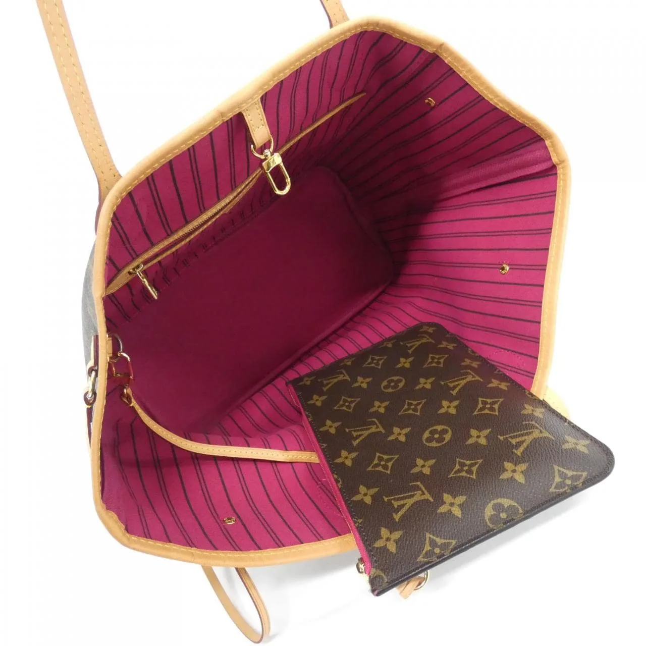 LOUIS VUITTON Neverfull M41178 Tote Monogram Black Monogram - Thumbnail 9