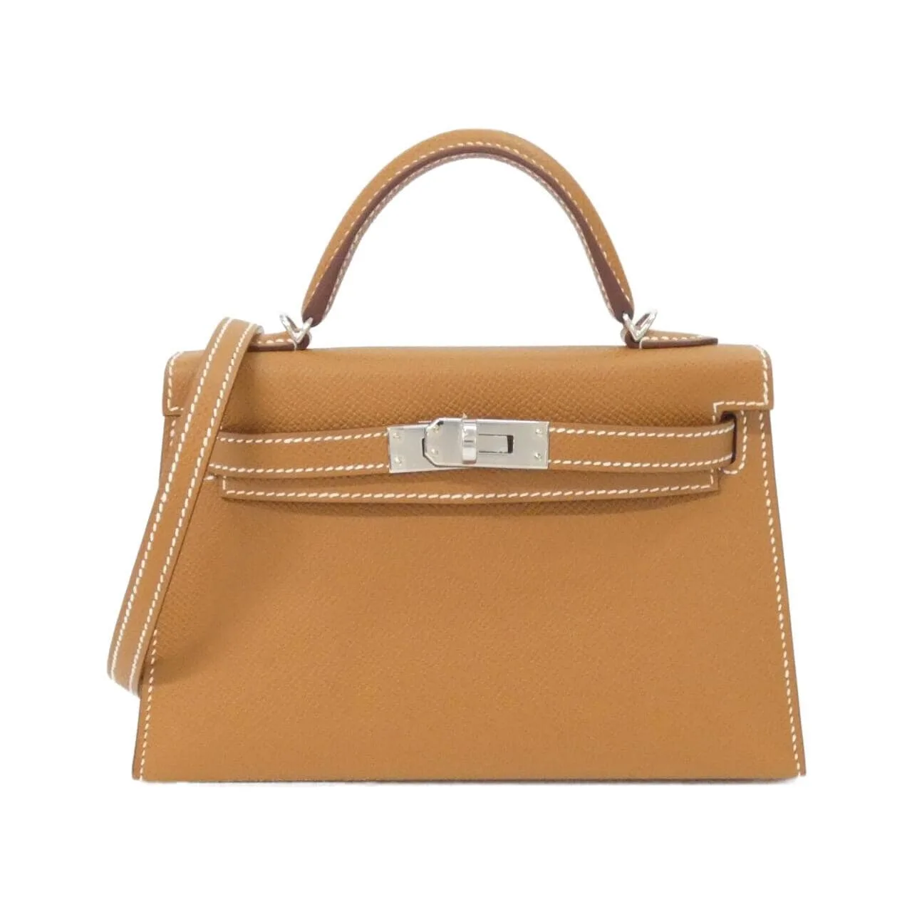 HERMES Kelly 071302CK Handbag Epsom Gold