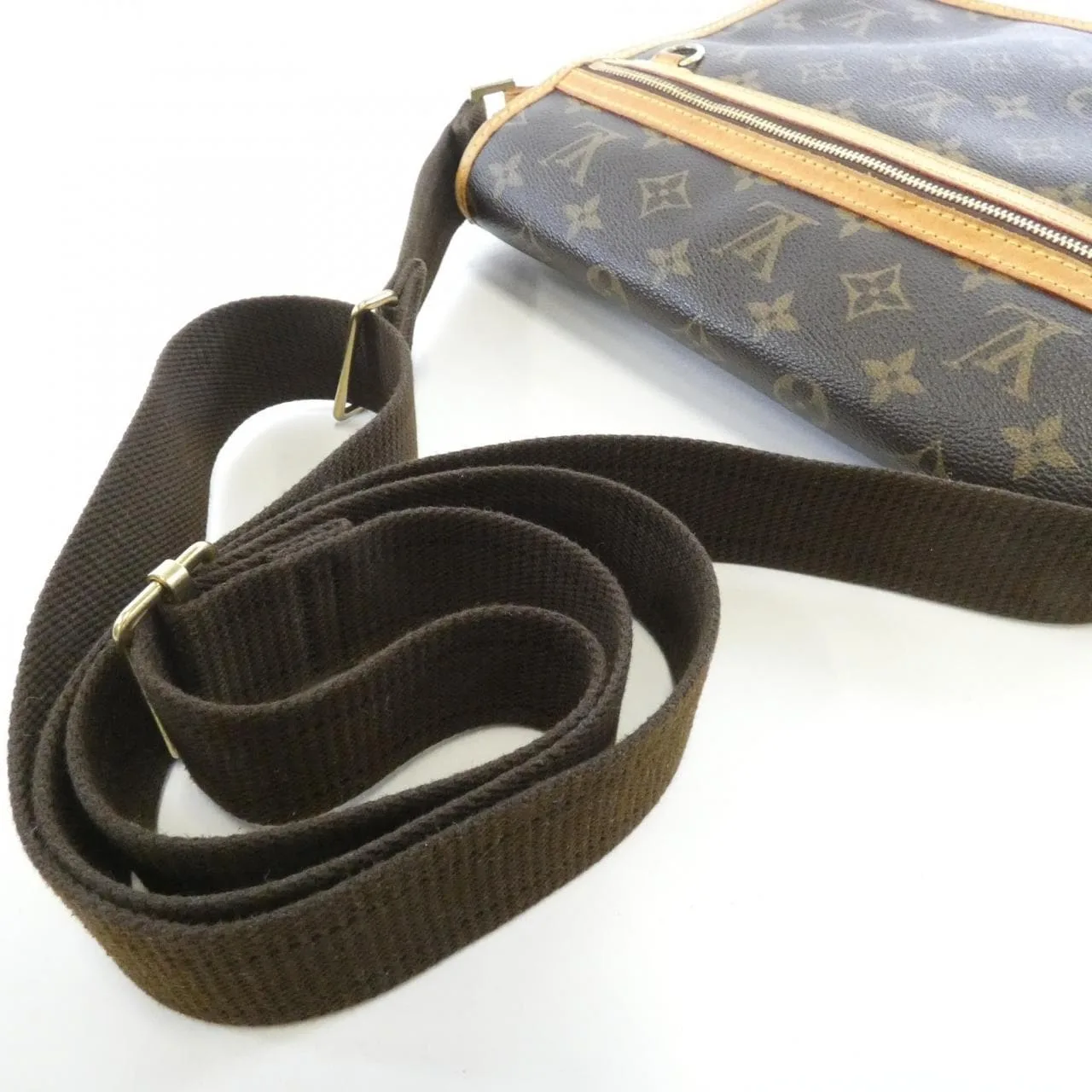 LOUIS VUITTON M40106 Shoulder Monogram 黑色 Monogram 中古品B - 縮圖 6