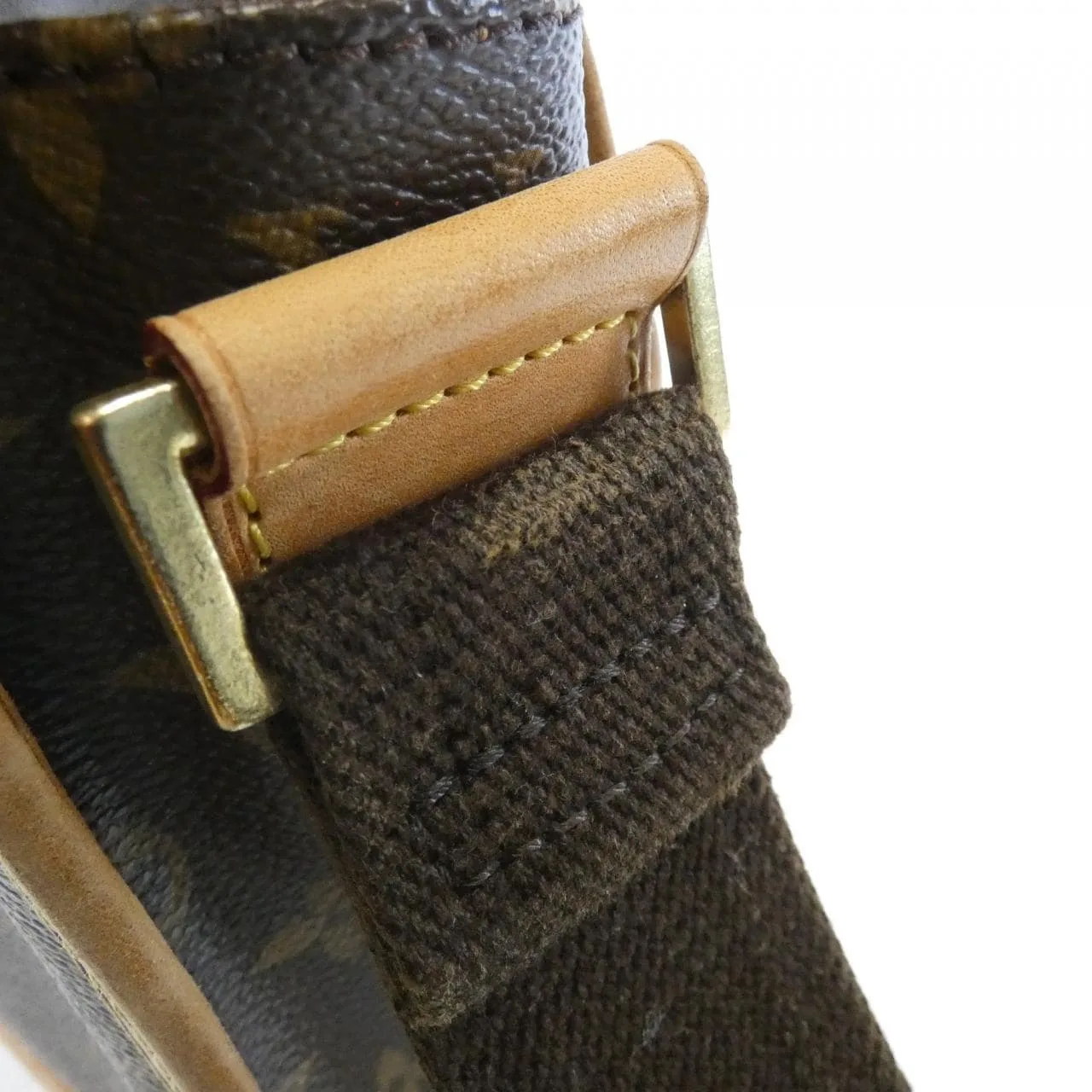 LOUIS VUITTON M40106 Shoulder Monogram 黑色 Monogram 中古品B - 縮圖 7