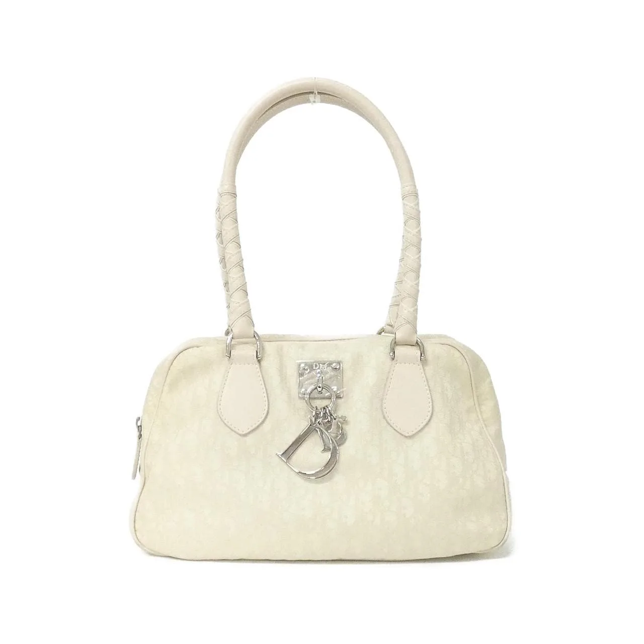 DIOR Handbag Canvas White
