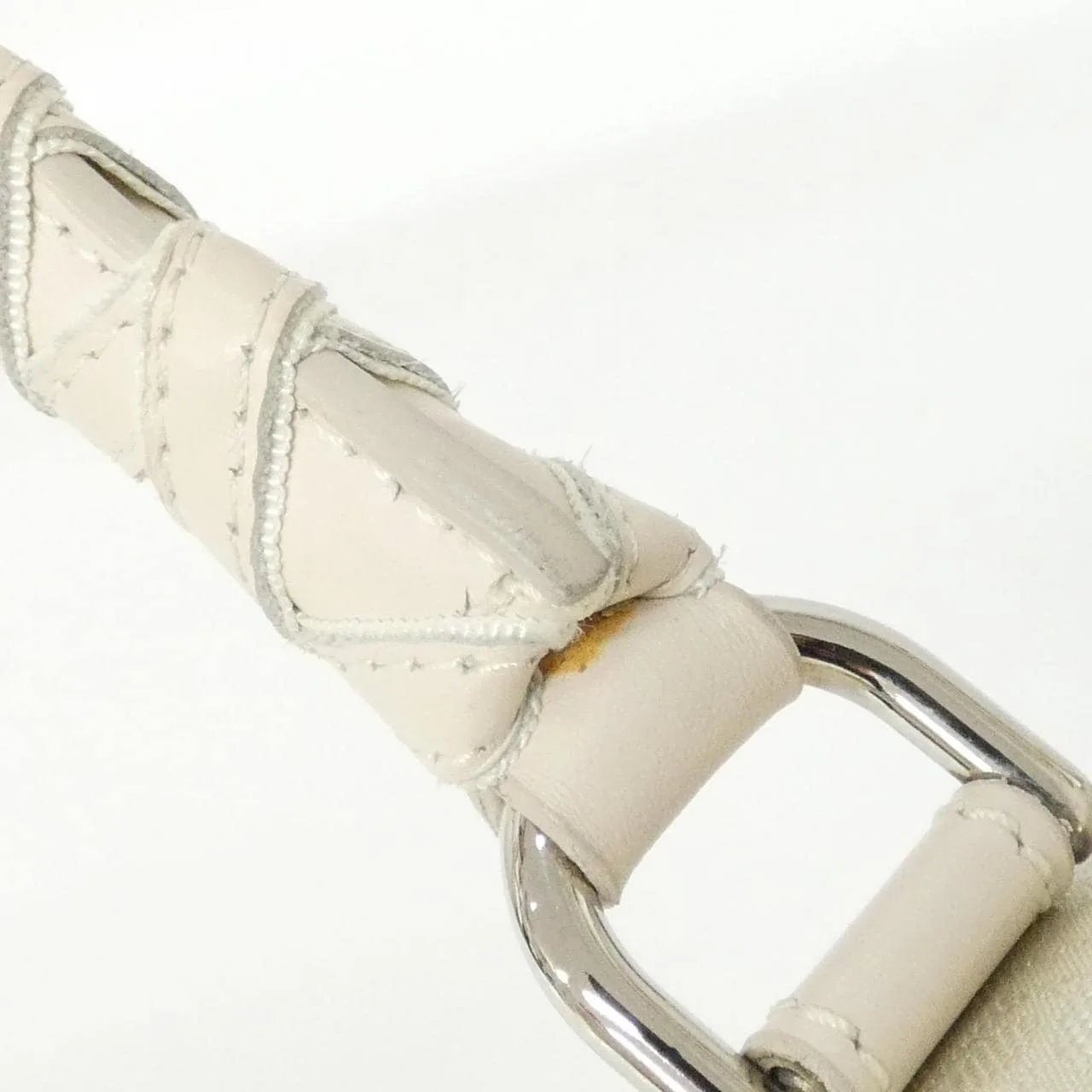 DIOR Handbag Canvas 白色 帆布 - 縮圖 8