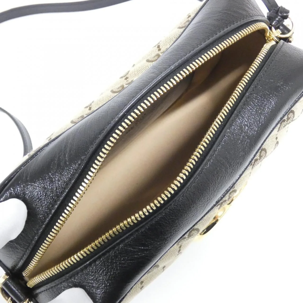 GUCCI Marmont 447632 HVKEG Shoulder Canvas Black Canvas - Thumbnail 7