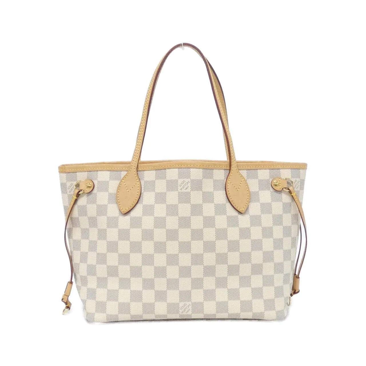 LOUIS VUITTON Neverfull N41362 Tote Damier Black