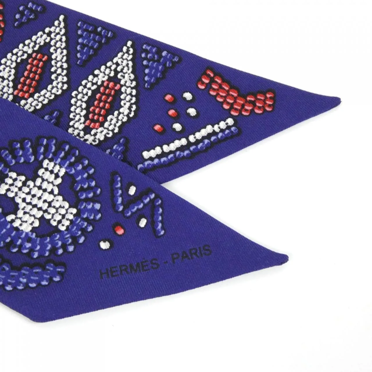 HERMES 062552S Scarf Blue Rank A - Thumbnail 2