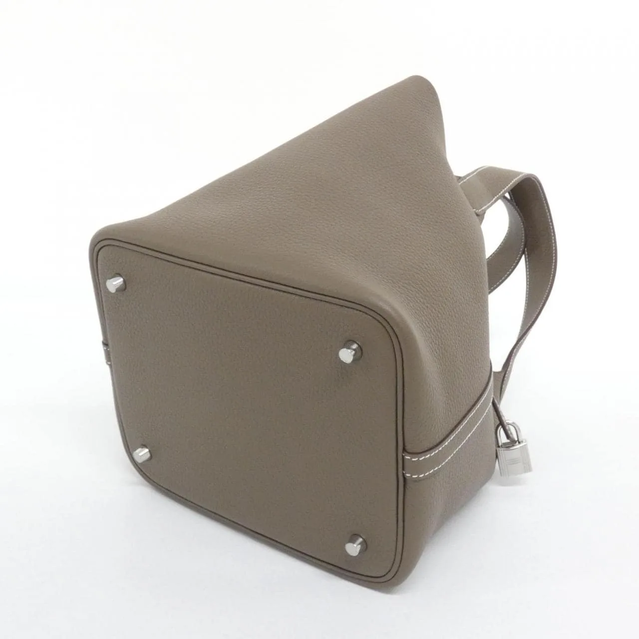 HERMES 060991CK Handbag Clemence Etoupe Clemence 皮 - 縮圖 2