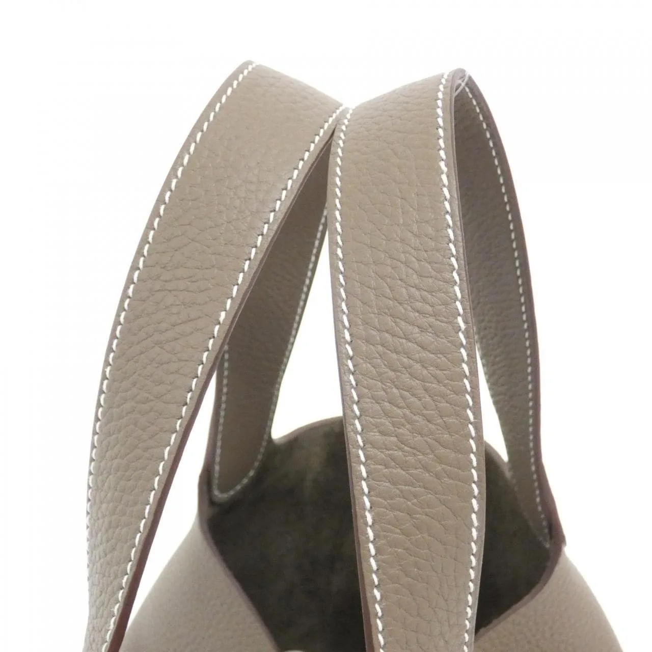 HERMES 060991CK Handbag Clemence Etoupe Clemence 皮 - 縮圖 4