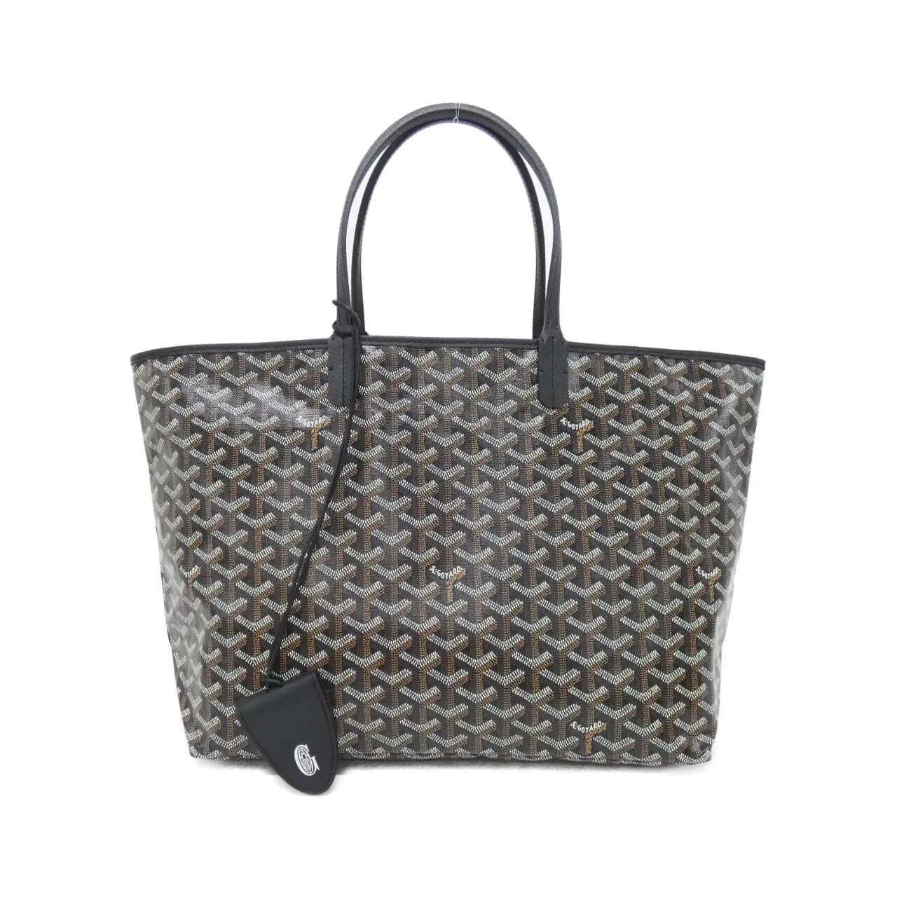 GOYARD Saint Louis AMA LOUIS PM Tote Canvas Black