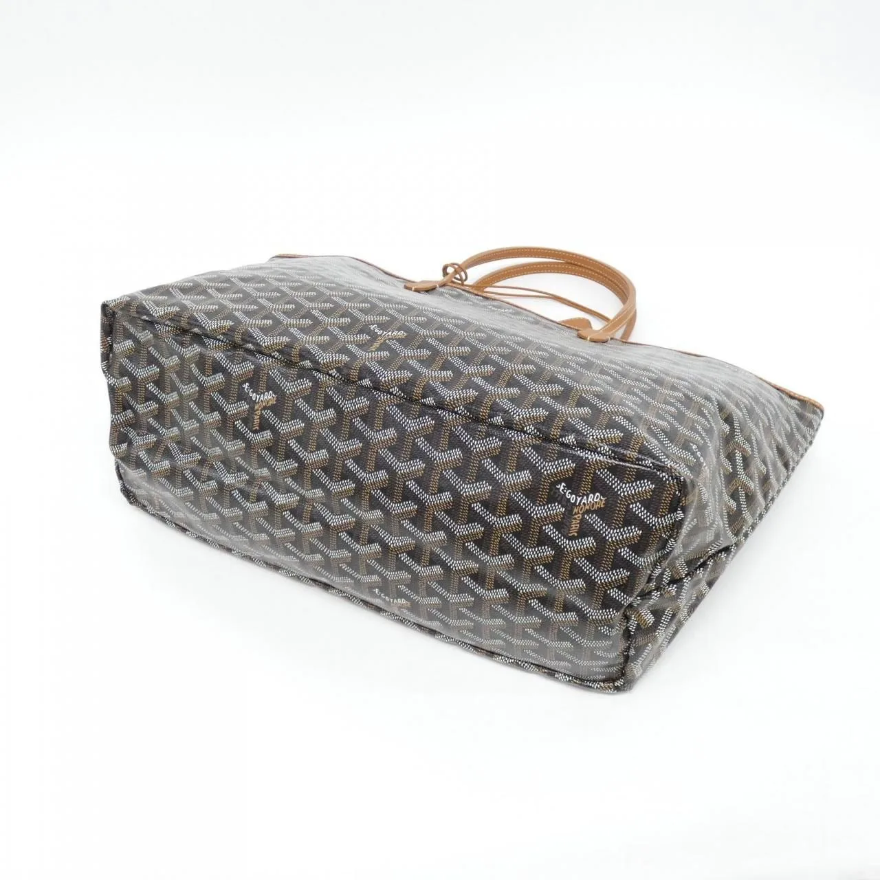 GOYARD Saint Louis AMA LOUIS PM Tote Canvas 黑色 帆布 未使用品 - 縮圖 2