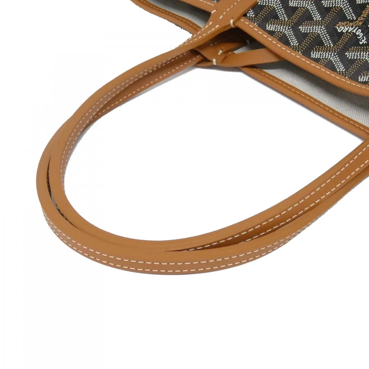 GOYARD Saint Louis AMA LOUIS PM Tote Canvas 黑色 帆布 未使用品 - 縮圖 3