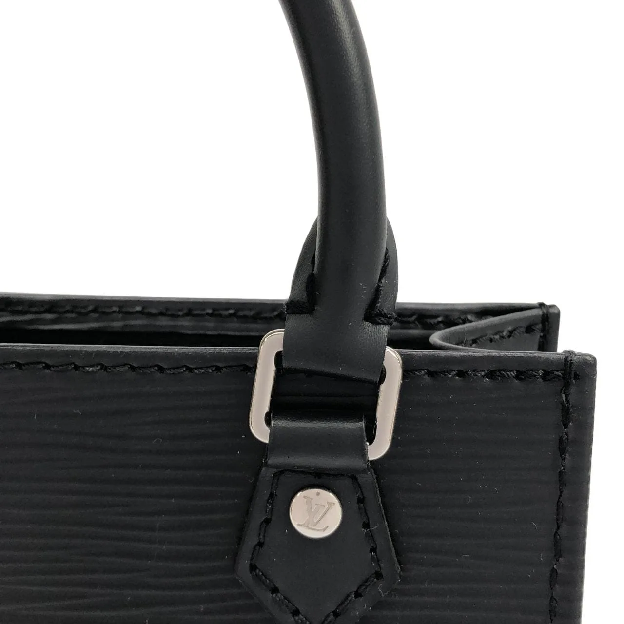 LOUIS VUITTON M69441 Handbag Epi 黑色 Epi 中古品A - 縮圖 4