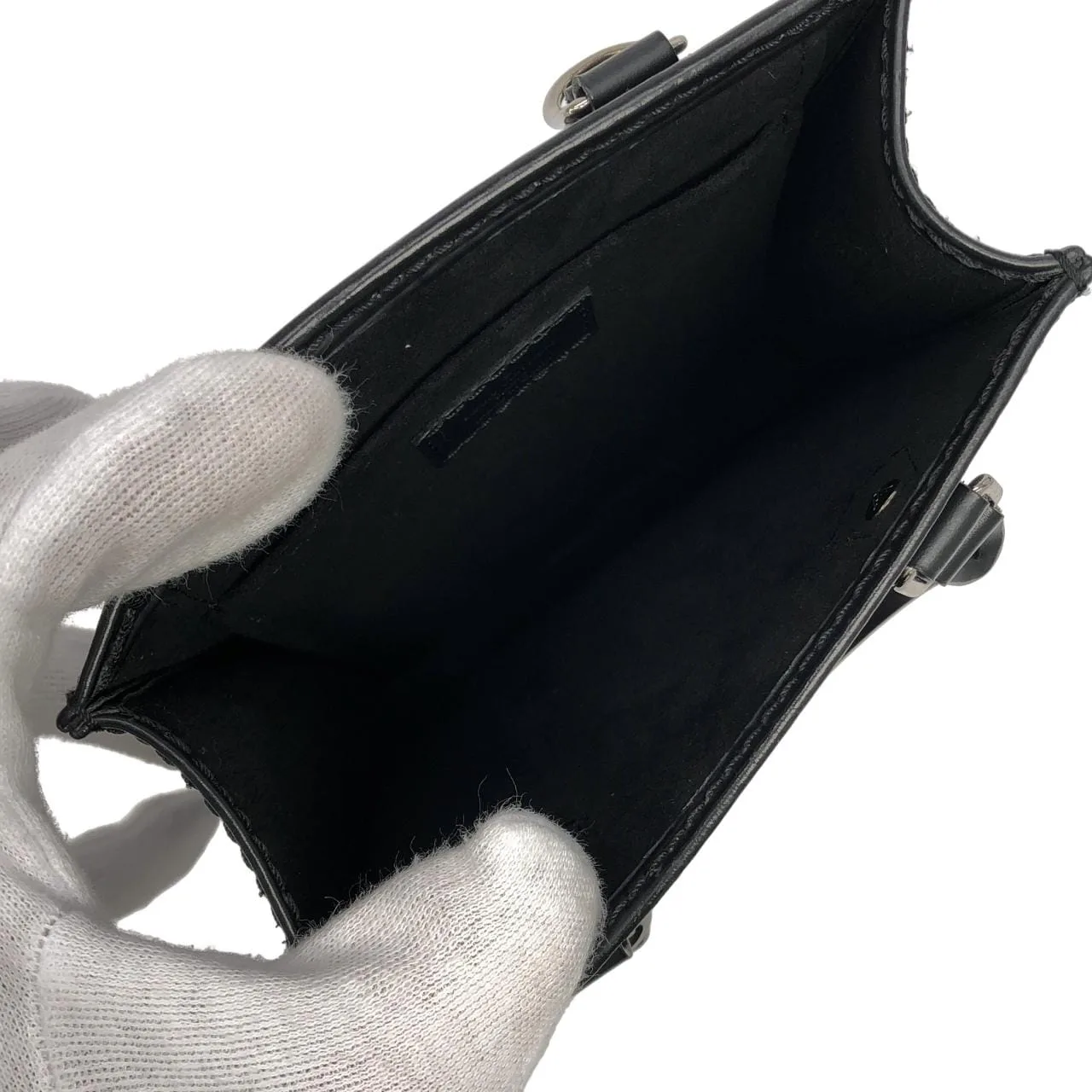 LOUIS VUITTON M69441 Handbag Epi 黑色 Epi 中古品A - 縮圖 6