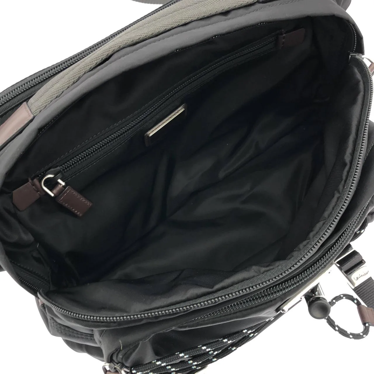 PRADA 2VH201 肩背包 黑色 中古品A - 縮圖 7