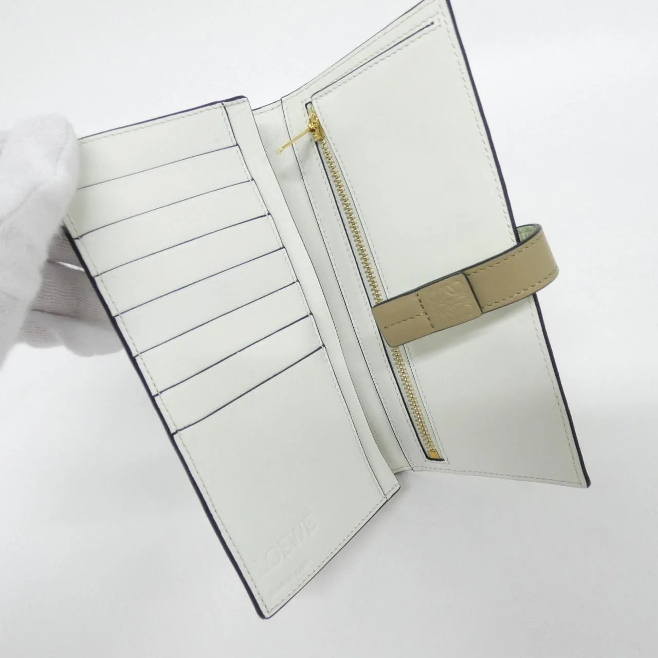 LOEWE C660S40X01 Wallet Black Rank A - Thumbnail 4