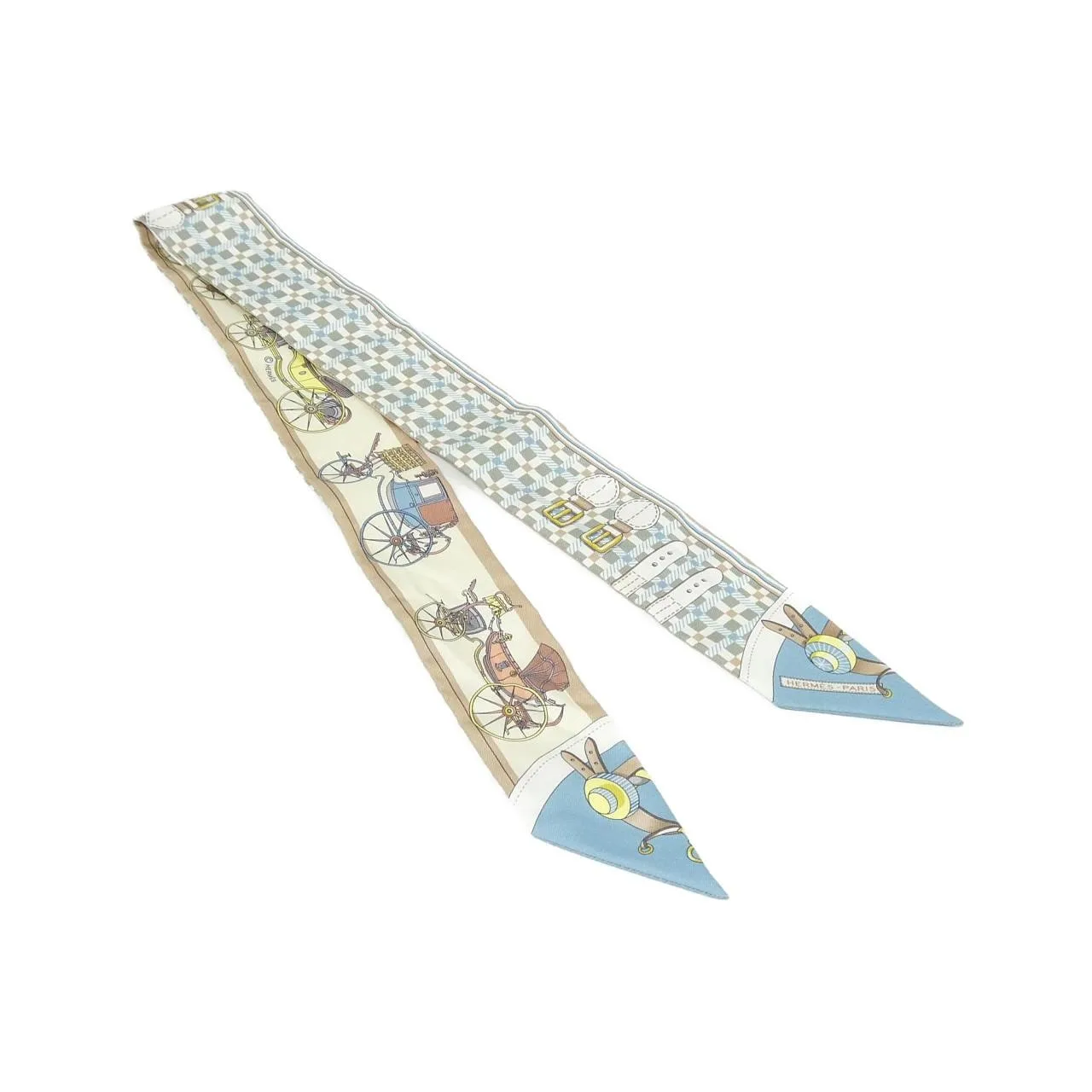 HERMES 064108S Scarf Beige