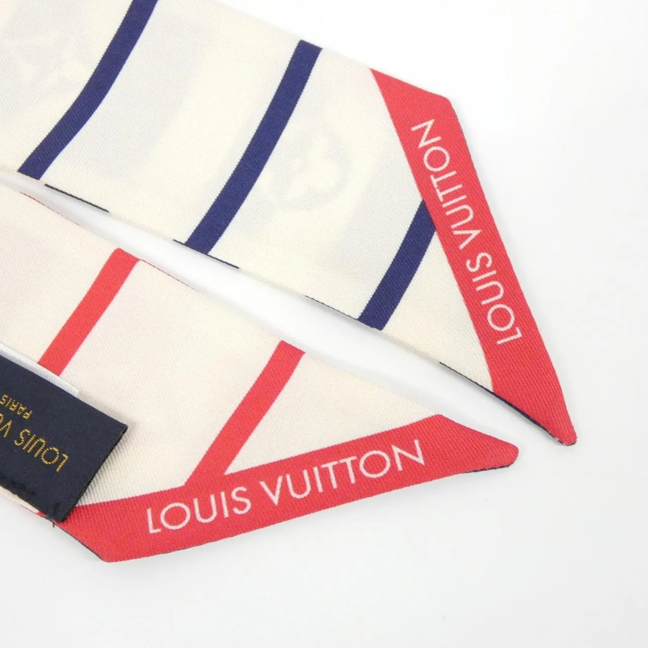 LOUIS VUITTON M76196 Scarf Navy Rank A - Thumbnail 2