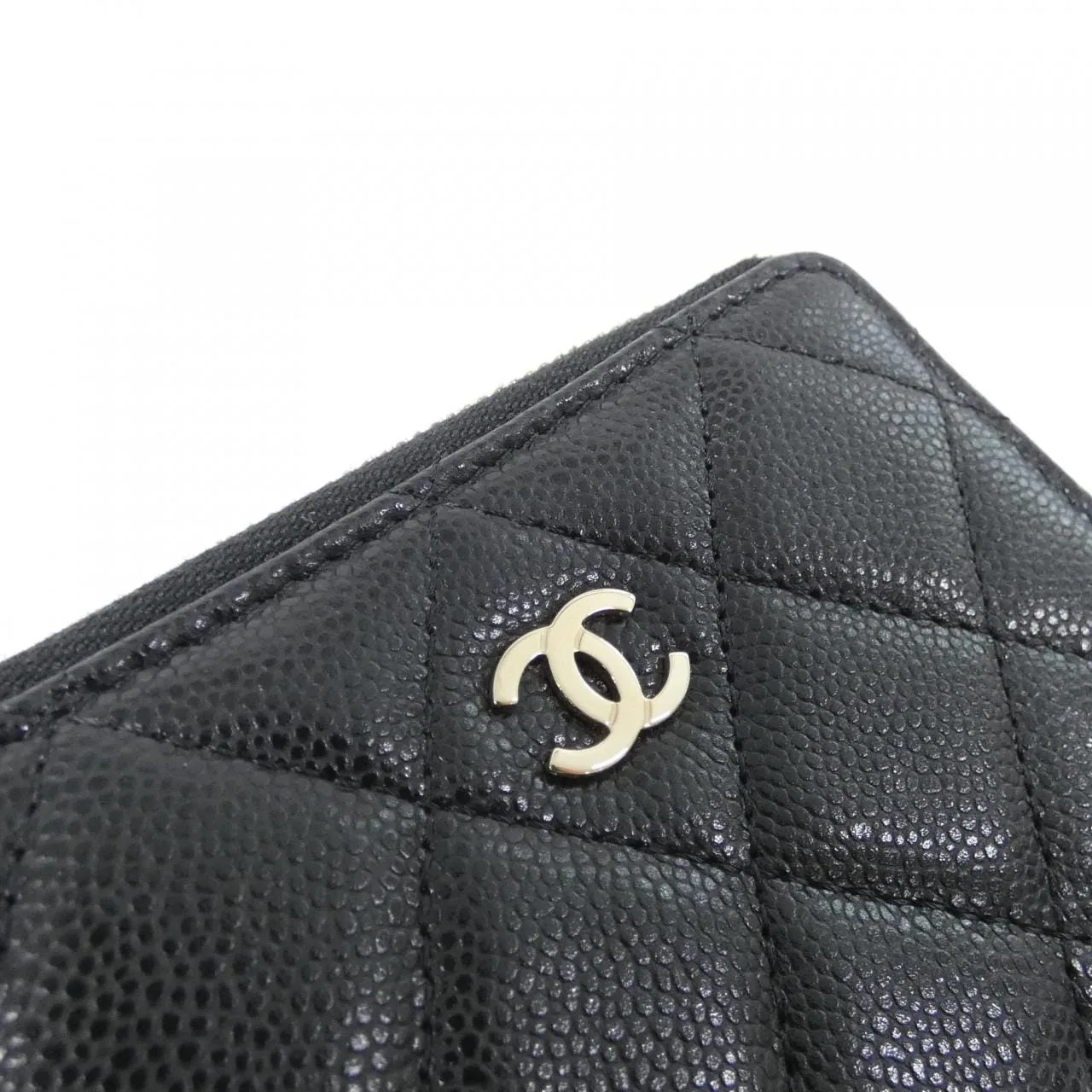 CHANEL Timeless Classic AP3177 Wallet Grained Calfskin Black Grained Calfskin Rank A - Thumbnail 4