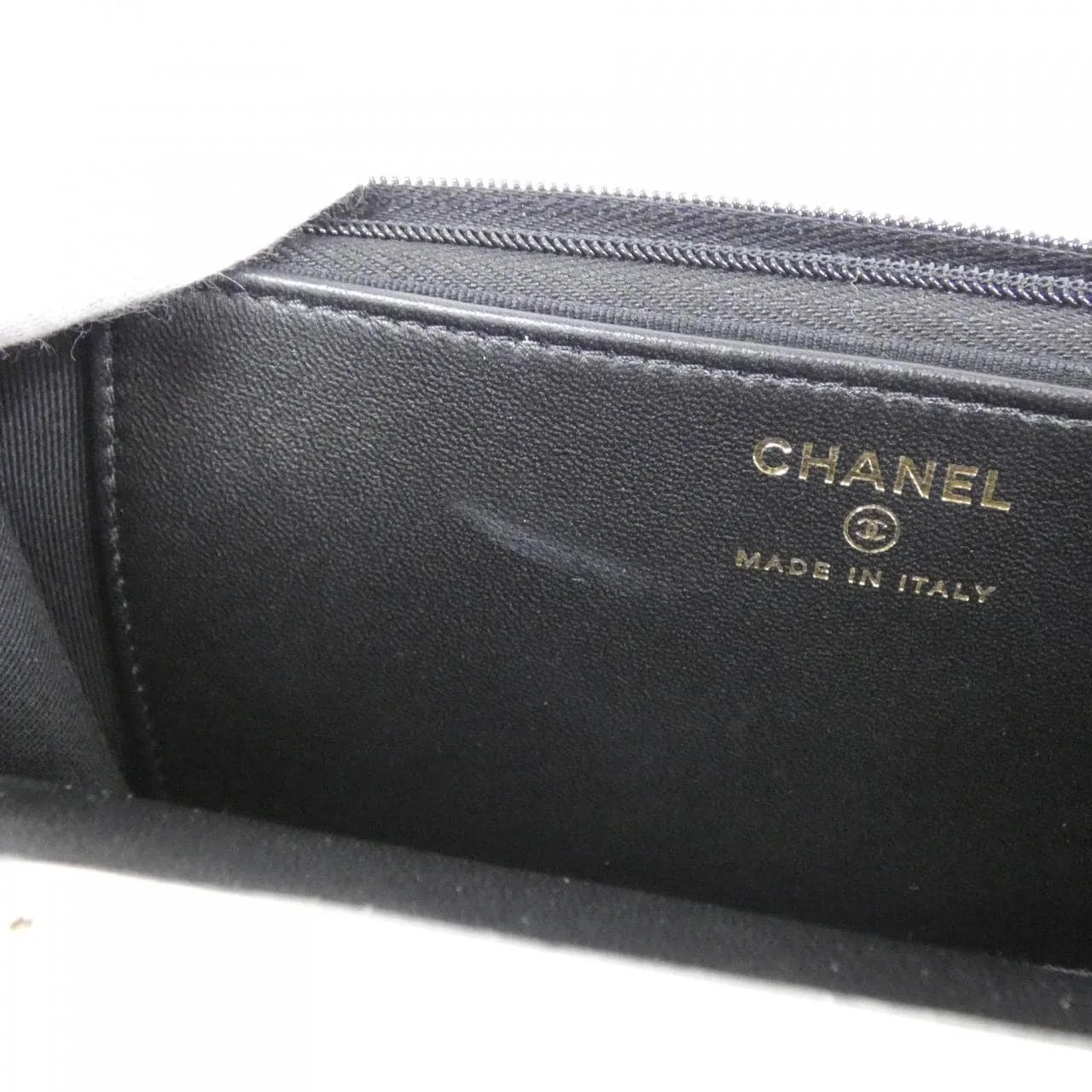 CHANEL Timeless Classic AP2844 銀包 羊皮 黑色 羊皮 中古品A - 縮圖 10