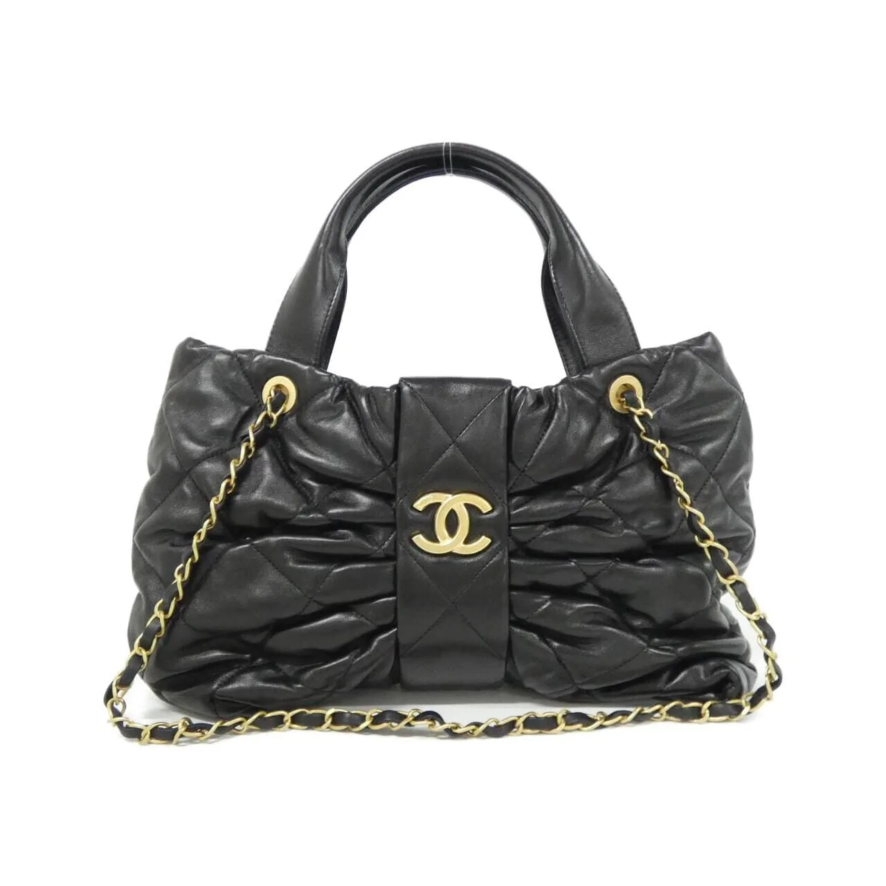 CHANEL AS5851 Handbag Lambskin Black