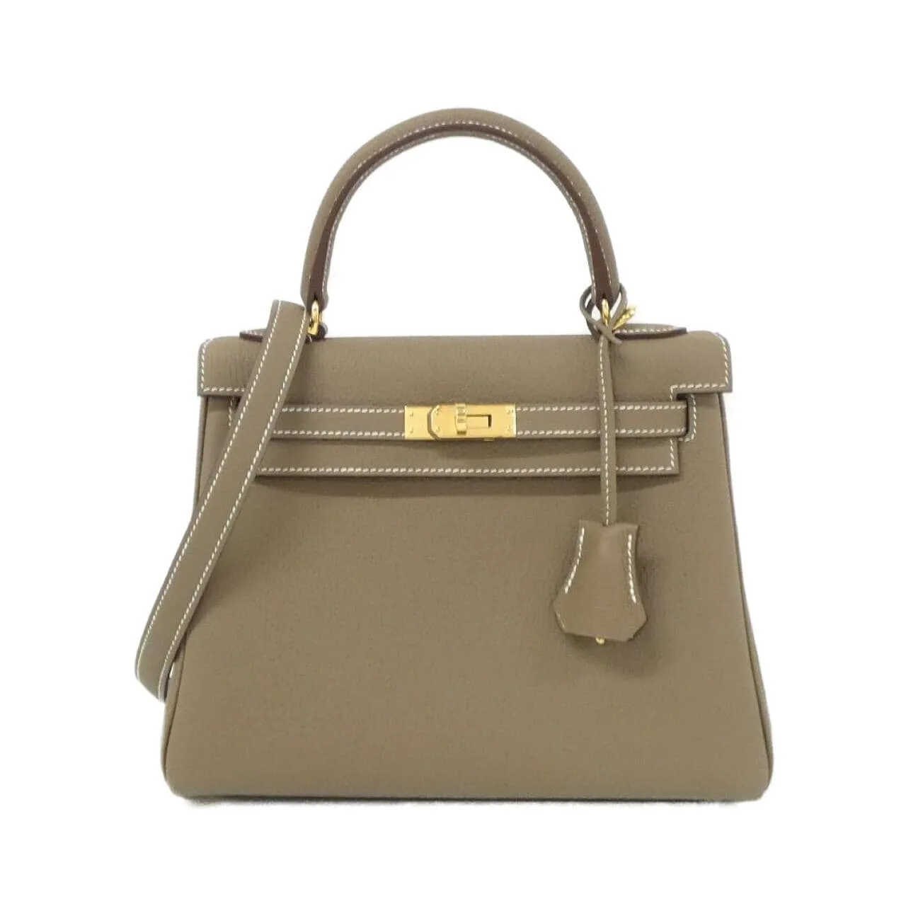 HERMES Kelly 044624CC Handbag Togo